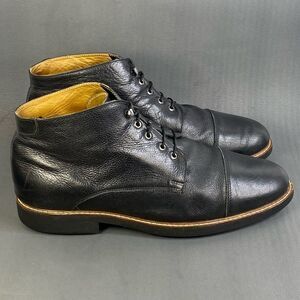 Mens massimo matteo 5 eye leather chukka cap boots suze 13